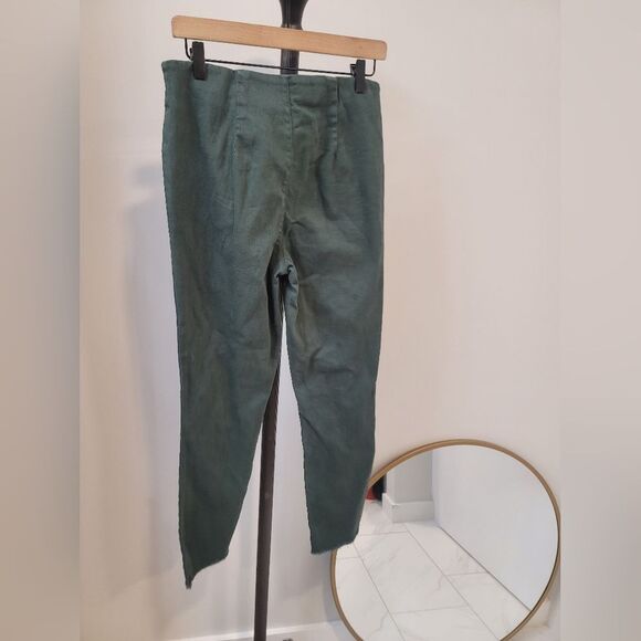 Frank & Eileen Derry Illusion Pull on Pants in Green Size 30 - Picture 3 of 7